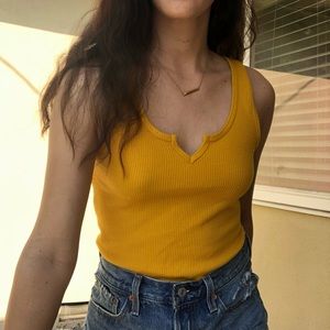 Yellow Wild Fable Tank Top